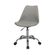 10 Kit 2 Cadeiras Giratorias Office Luisa Rivatti Assento PP Preto Base Rodizio Cromado